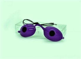 Super Sunnies Indoor Tanning Bed Protection Goggles - Color: Purple