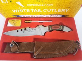 White Tail Cutlery Hand Made Bowie Knife 9-3/4" Collection Series #0020