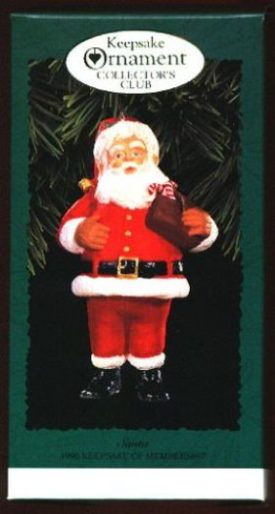 1996 Hallmark Keepsake Ornament Collectors Club Santa QXC4164