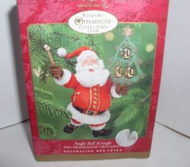 2000 Hallmark  Keepsake Ornament Collectors Club Jingle Bell Kringle QXC4481