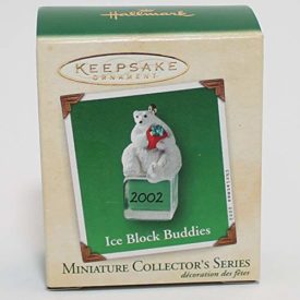 Hallmark Keepsake Ornament Ice Block Buddies 2002 QXM4356