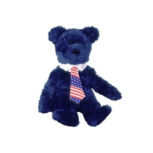 Ty Beanie Babies - Pops the Bear (USA Tie)