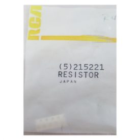 RCA VCR Replacement Resistor Japan Part No. 215221