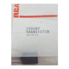 RCA VCR Replacement Transistor Part No. 233182