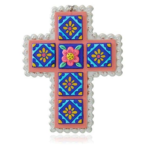 Hallmark QHX1187 la Fe Y El Amor Cross Keepsake Ornament
