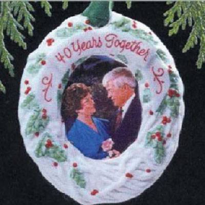 Forty Years Together 1989 Hallmark Ornament QX5452