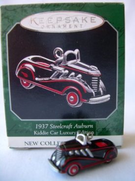 Hallmark Ornament 1998 1937 Steelcraft Auburn Luxury Edition Kiddie Car Classics Miniature
