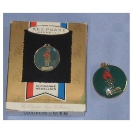 Hallmark Keepsake Ornament Cloisonné Medallion From The Olympic Spirit Collection, Atlanta 1996