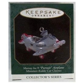 Hallmark Keepsake Ornament Miniature Kiddie Car Classics Murray Inc. Pursuit Airplane 3rd in Series - 1997 (QXM4132)