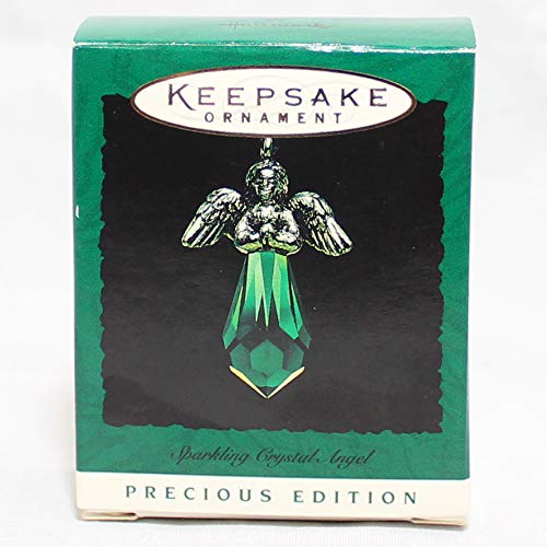 Hallmark Keepsake Miniature 1996 Sparkling Crystal Angel Green