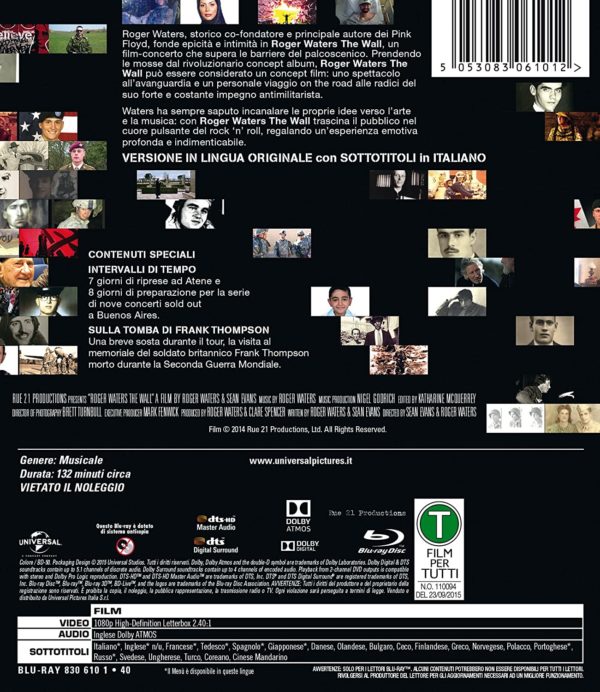 Roger Waters The Wall (Blu-Ray)