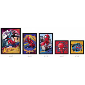 Spider-Man 5 Piece Framed Set