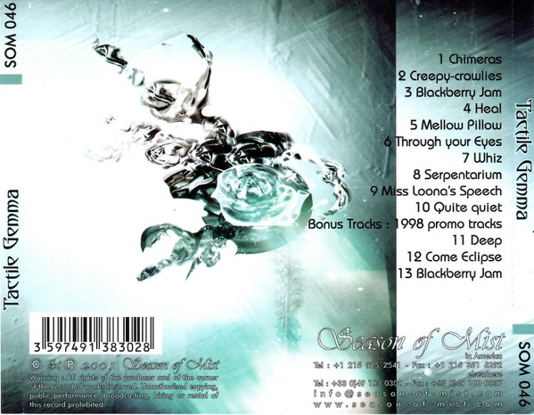 Tactile Gemma (Music CD)