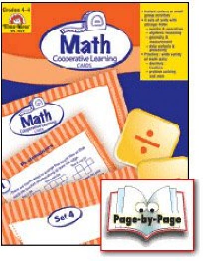 EVAN-MOOR MATH COOPERATIVE CARDS [Office Product]