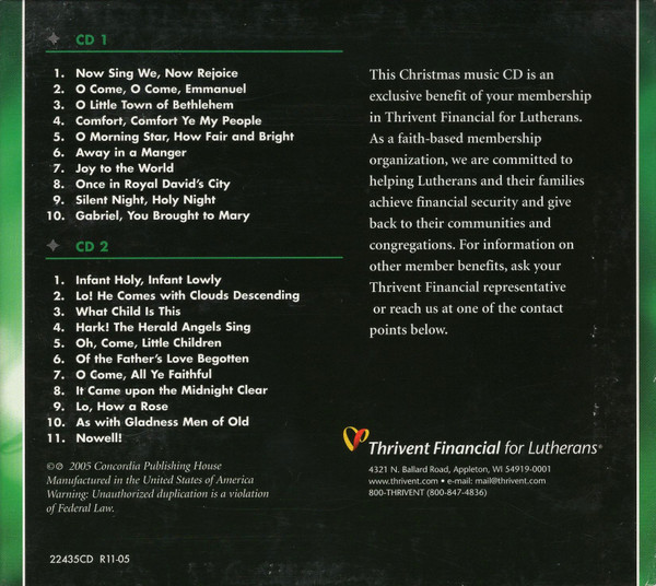 Hymns For All Saints - Advent Christmas Epiphany (Music CD)