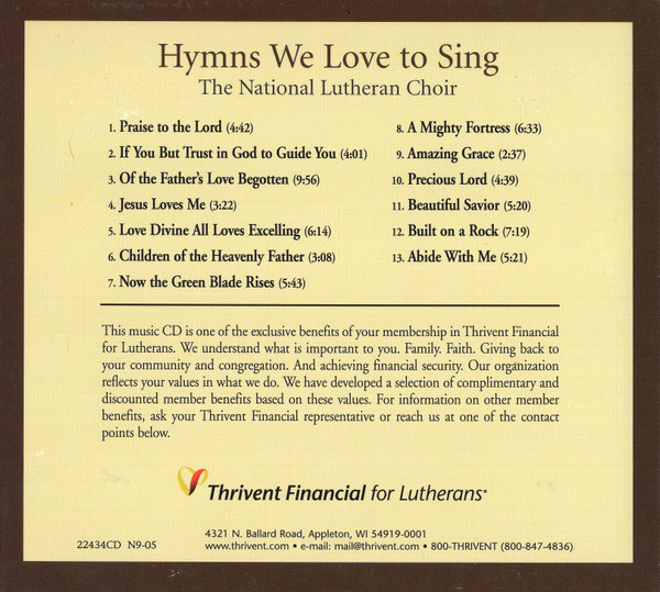 Hymns We Love To Sing (Music CD)