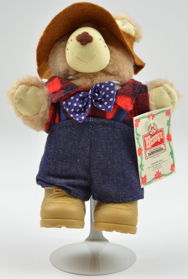 Vintage 1986 Wendy's Farrell FURSKINS TEDDY BEAR 7"