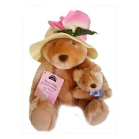 Expressions From Hallmark Plush Bearnadette & Baby Fuzzmore 8 Inches Tall