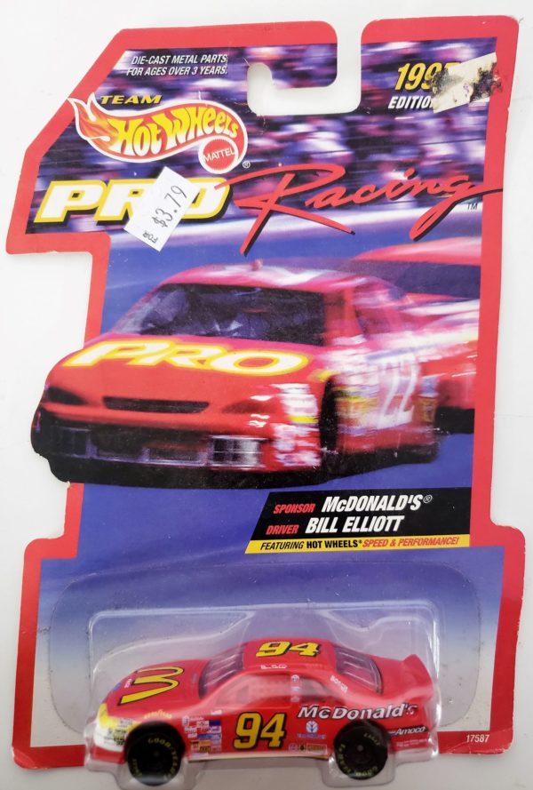 NASCAR #94 Bill Elliott McDonalds Ford Thunderbird 1997 Hot Wheels Pro Racing 1:64 Diecast