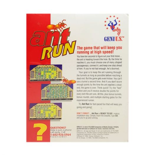 Ant Run PC Version (1994) (PC Diskette)