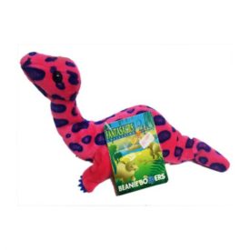 The 24K Company Fantasuarus Beanie Boppers Pink & Purple Sauropod Dinosaur Plush Toy 5
