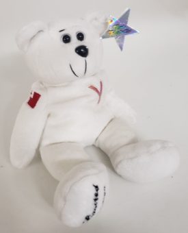 Classic Collecticritters Y Millennium Series Beanie Bear White