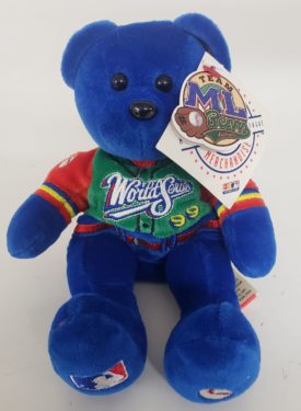 New York Yankees 1999 World Series Team ML Bears 8 Beanie Bear With Tags