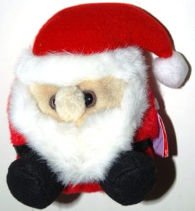 Puffkins Bean Bag Plush - Ho Ho Santa