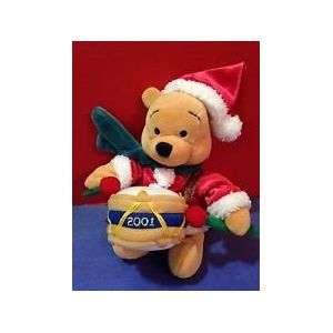 Pooh Drummer 2001 Christmas - Disney Collectible Collectible Mini Bean Bag Plush 8