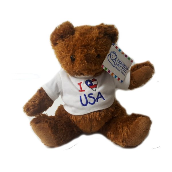 Melissa & Doug Princess Soft Toys I Love USA Teddy Bear