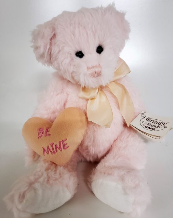 Ganz Huggy Be Mine Bear Pink Valentines Day Bear 14