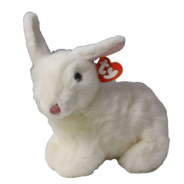 Ty Beanie Buddy - BOWS The White Rabbit Classic Plush