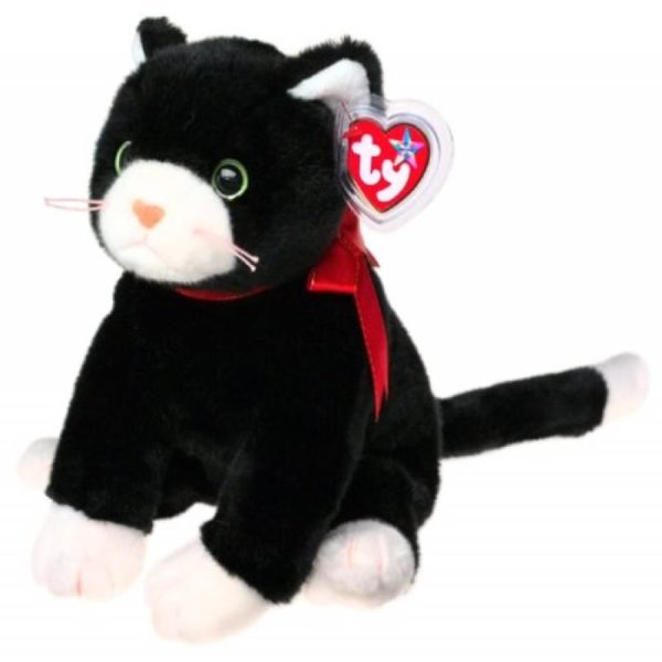 Ty Beanie Buddy - ZIP the Black Cat (9 inch Tall) Plush