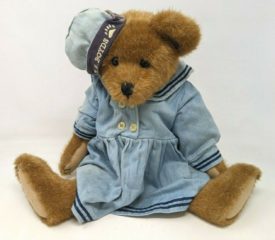 Boyds Bears Collectible USS Unbearable Nautical Sailor Bear Doll 16"