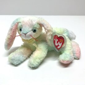 TY Beanie Baby – COTTONBALL the Bunny (7.5 inch)