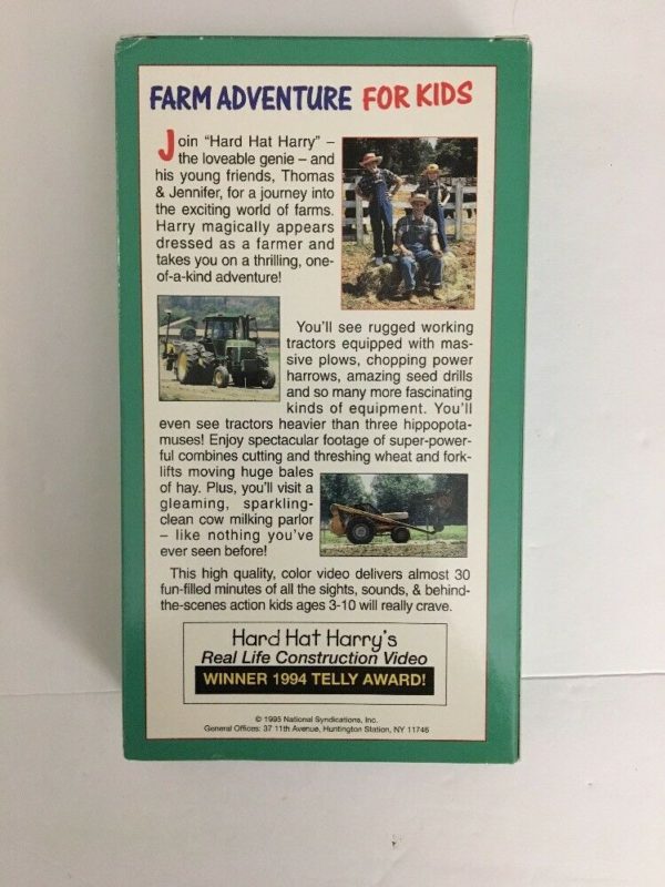 Hard Hat Harry's Farm Life Adventures (VHS Tape)