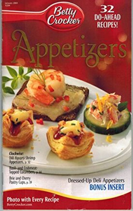 Betty Crocker - Appetizers #204 - January 2004 (204) (Cookbook Paperback)