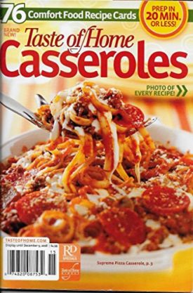Taste of Home Magazine December 2008 Featuring Casseroles (Cookbook Paperback)