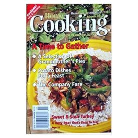 Home Cooking November 2001 (Home Cooking) (Cookbook Paperback)