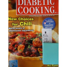 Diabetic Cooking January/February 2010 New Choices for Chili (Diabetic Cooking) (Cookbook Paperback)