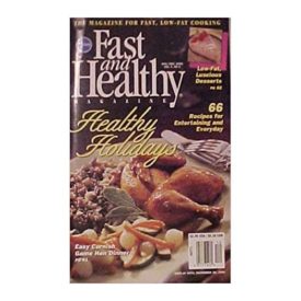 Fast and Healthy Magazine: Healthy Holidays (Pillsbury) (Cookbook Paperback)