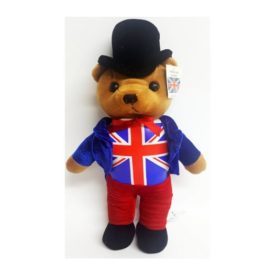 Nanco Toy Connection International United Kingdom Union Jack Flag Teddy Bear 16