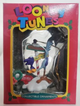 Looney Tunes Collectible Ornament - Roadrunner Looking for the North Pole