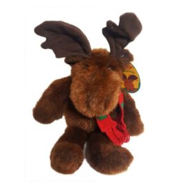 Russ Berrie & Co Marty The Moose Plush 11 Posable Antlers