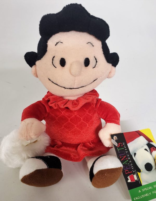 Applause 8 Holiday Lucy Red Dress w/ Muff Plush Peanuts Exclusive Collection