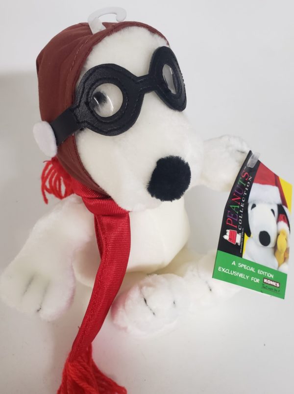 Peanuts Snoopy Flying Ace Pilot Plush Bean Bag Beanbag by Applause