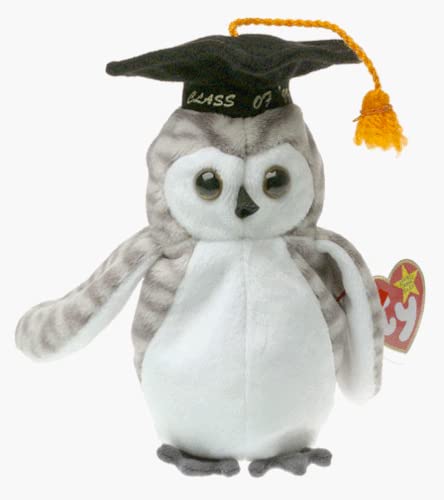 Ty Beanie Babies - Wiser the Owl - 1999 Graduation (Retired)