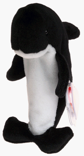 Ty Beanie Babies - Waves the Orca Whale