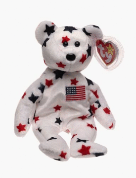Ty Beanie Babies - Glory the Bear - Patriotic Bear