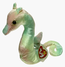 Ty Beanie Babies - Neon the Ty-Dyed Seahorse